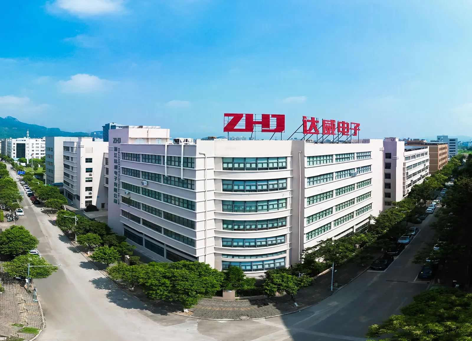 Factory campus aerial view — production facility scene shared by our supply partner