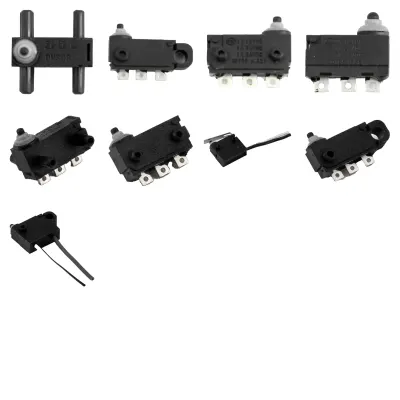 Waterproof Micro Switch DMS08 (IP67) — ZHJ DMS08 waterproof micro switch — full range overview
