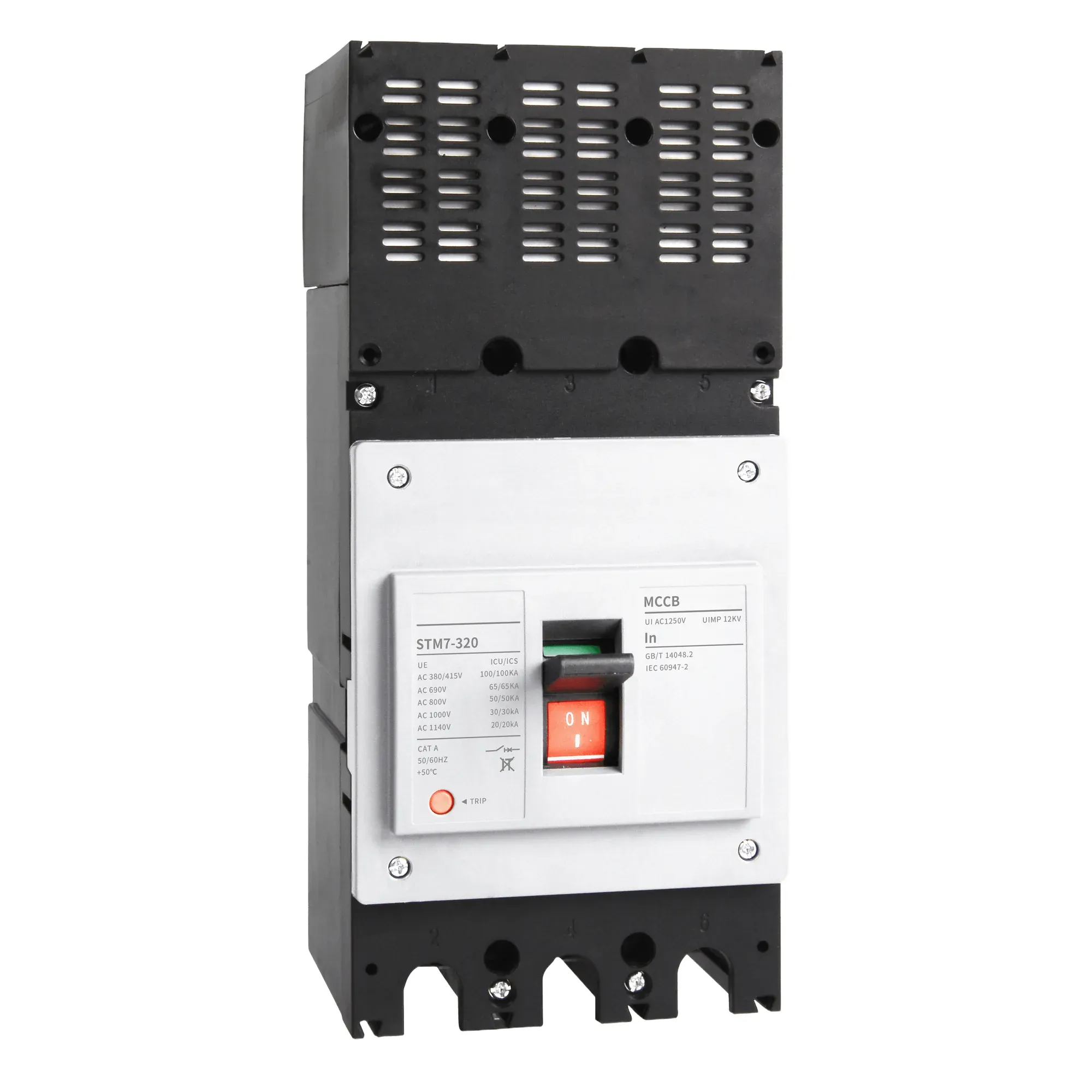 NY STM7 — request a quote STM7-320 High-Voltage New Energy MCCB — NY STM7 molded case circuit breaker from a China supplier, datasheet and outline drawings available